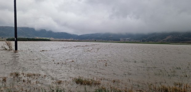 Μεγάλοι όγκοι νερού και καταστροφές στο Δήμο Τεμπών